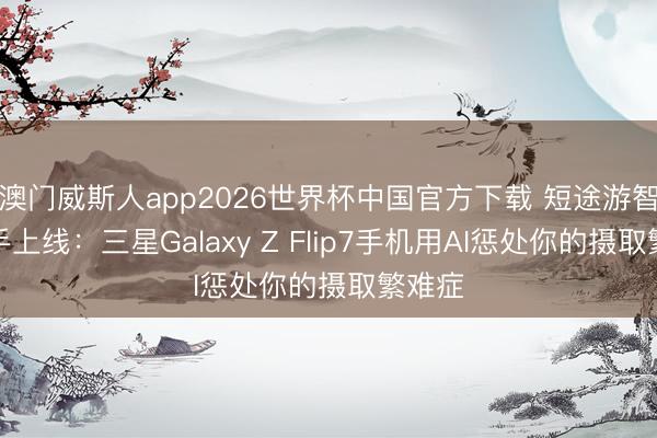 澳门威斯人app2026世界杯中国官方下载 短途游智能助手上线：三星Galaxy Z Flip7手机用AI惩处你的摄取繁难症