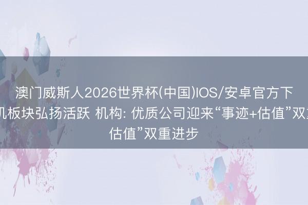 澳门威斯人2026世界杯(中国)IOS/安卓官方下载 电机板块弘扬活跃 机构: 优质公司迎来“事迹+估值”双重进步