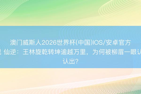澳门威斯人2026世界杯(中国)IOS/安卓官方下载 仙逆：王林旋乾转坤逾越万里，为何被柳眉一眼认出？